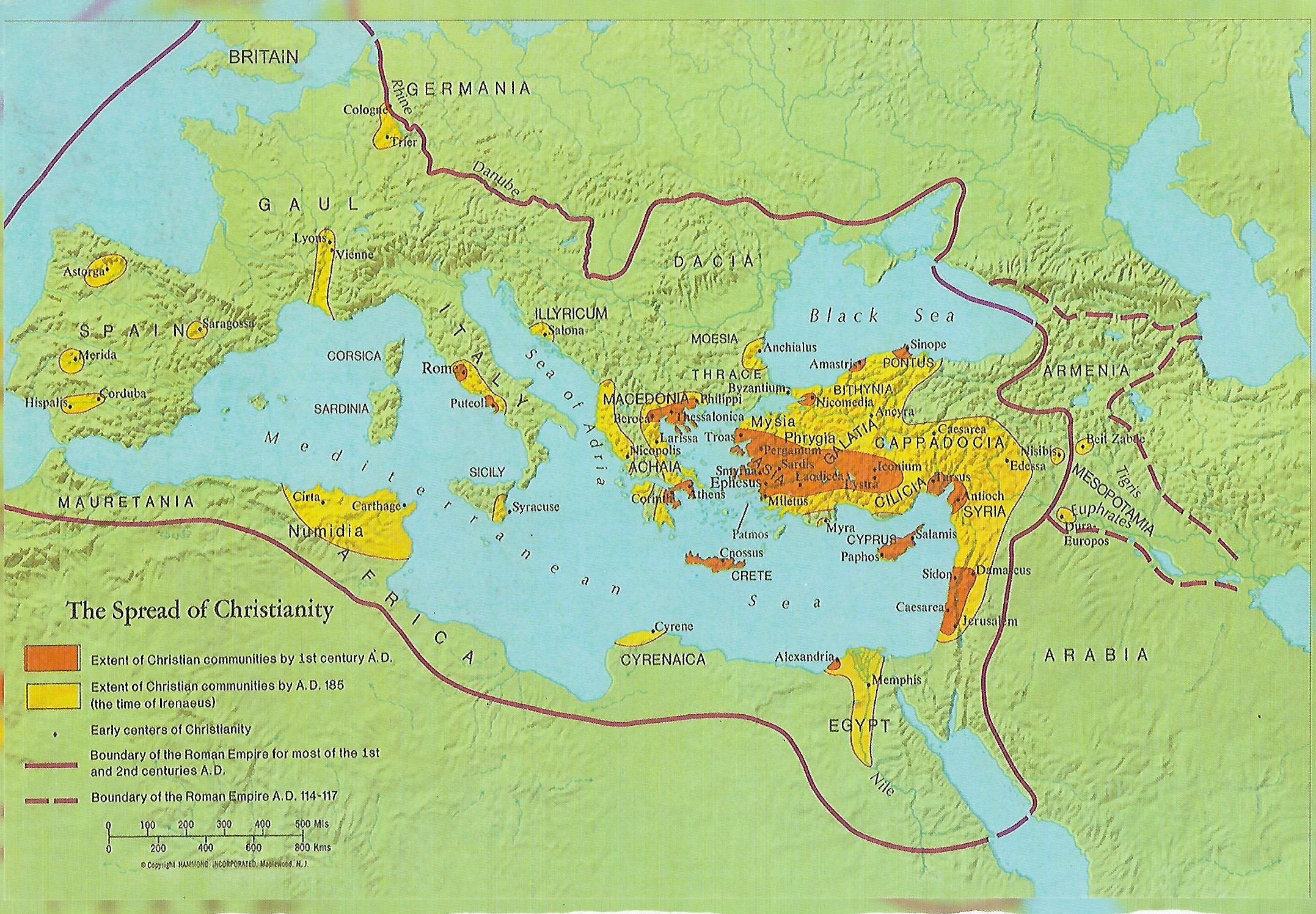 The Spread of Christianity
