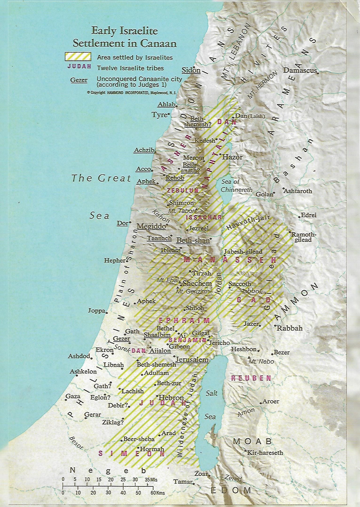 Early Israelite Settlements in Canaan