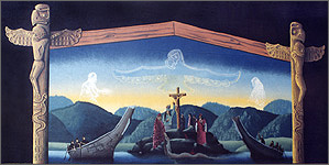 Native healing work — detail