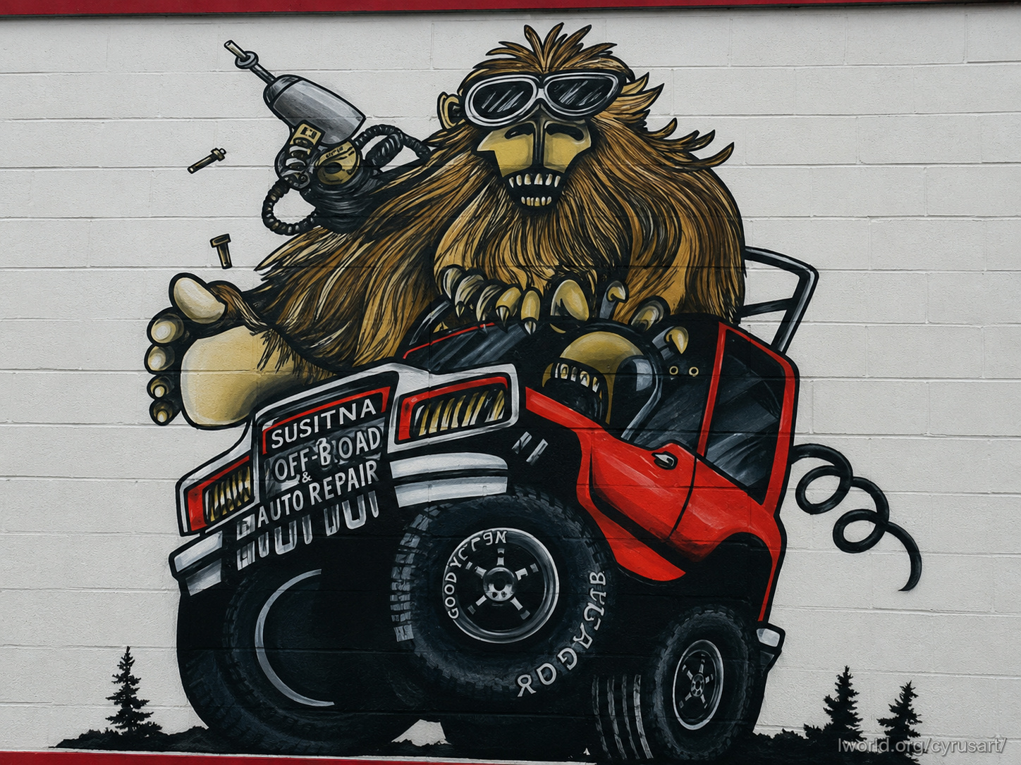Big O Tires -- Children's Mural